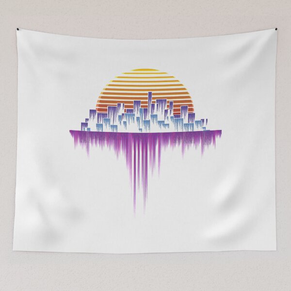 Item preview, Retro_wave City Sound_wave designed and sold by AndrCeeda27.