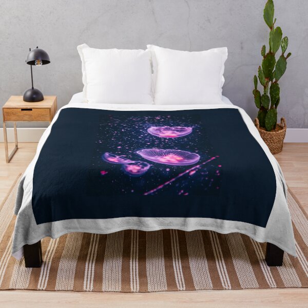 Item preview, four purple jellyfish designed and sold by salvadormat.