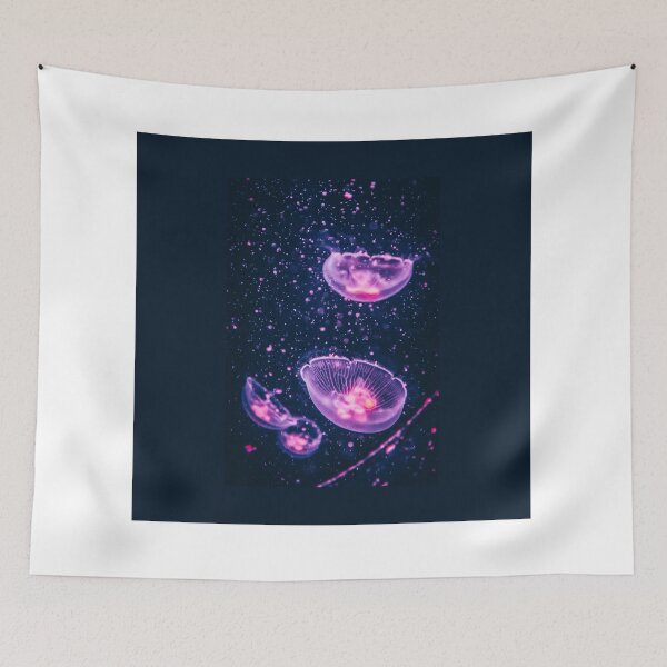 Item preview, four purple jellyfish designed and sold by salvadormat.