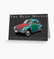 The Blue Beetle Greeting Card