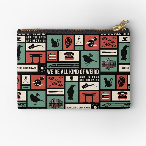 Haruki Murakami Zipper Pouch