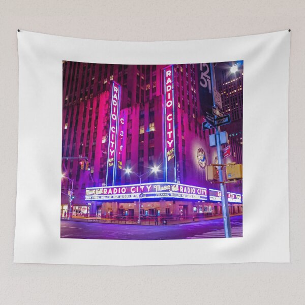 Item preview, purple and pink lighted building during night time designed and sold by salvadormat.