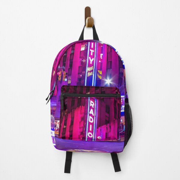 Item preview, purple and pink lighted building during night time designed and sold by salvadormat.