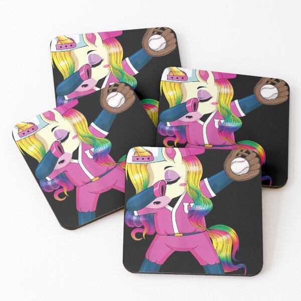 Item preview, Dabbing Unicorn Softball Rainbow Baseball Girls ns Women 607 designed and sold by caalsasu.