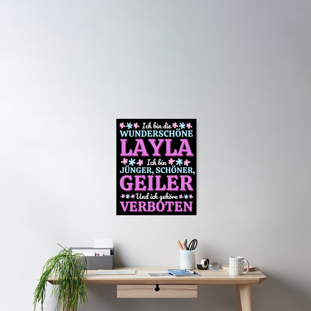 Die wunderschöne Layla ist schöner jünger geiler Layla Poster