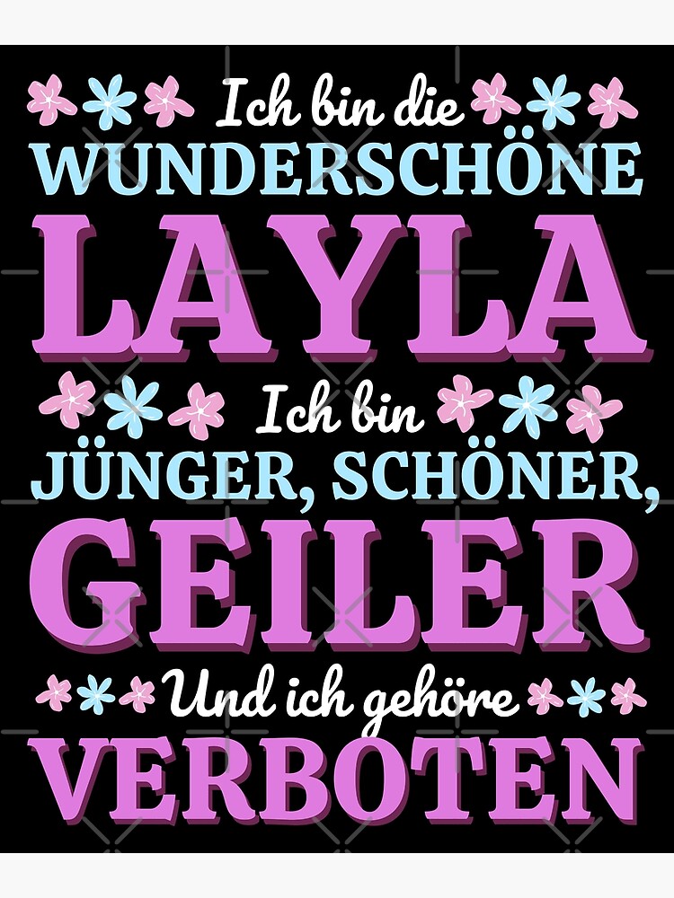 Die wunderschöne Layla ist schöner jünger geiler Layla Poster