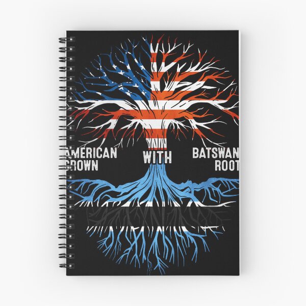 Item preview, American Grown With Batswana Roots Botswana Flag designed and sold by MoHaCo.