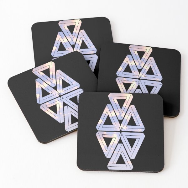 Item preview, Light Sky Mirror Triple Triangle Me Impressed designed and sold by createVisions.