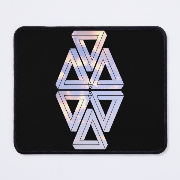 Item preview, Light Sky Mirror Triple Triangle Me Impressed designed and sold by createVisions.