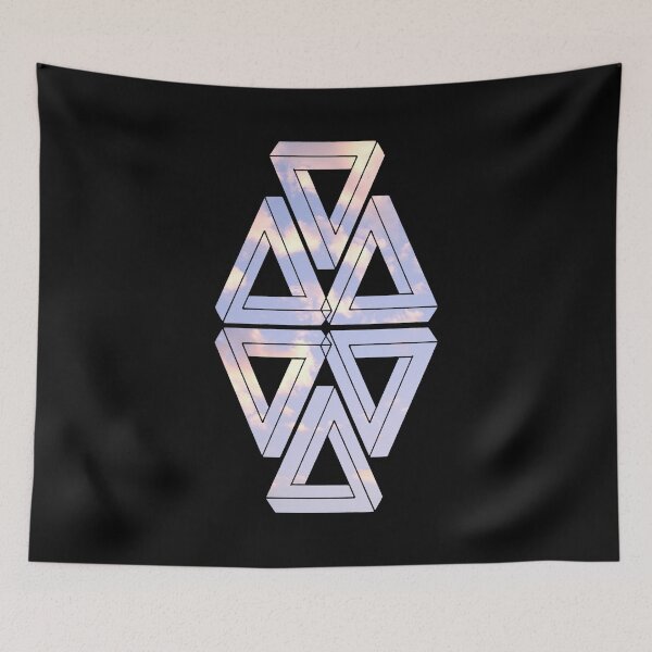 Item preview, Light Sky Mirror Triple Triangle Me Impressed designed and sold by createVisions.
