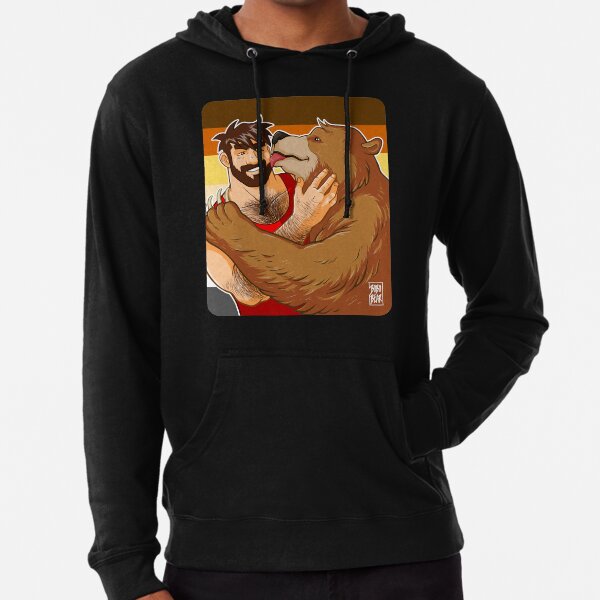 BEAR KISS - BEAR PRIDE Lightweight Hoodie