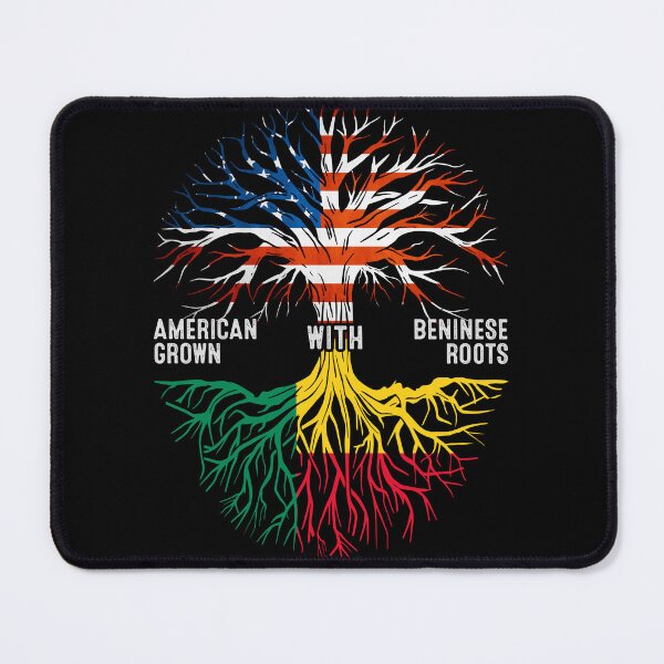 Item preview, American Grown With Beninese Roots Tree Benin Flag designed and sold by MoHaCo.