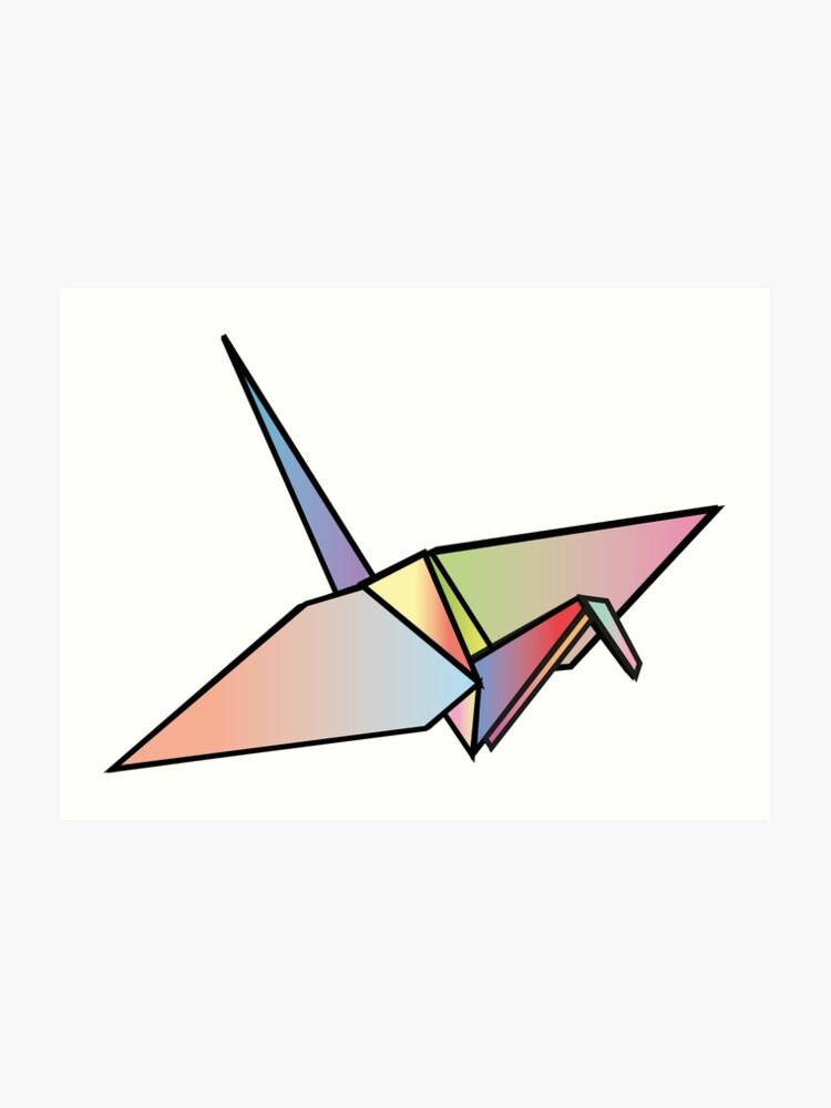 Michaels Origami Crane Prison Break Art Print