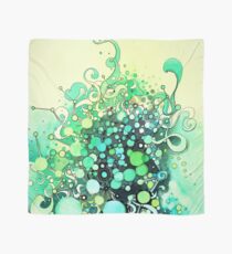 Visible Connections - Watercolor and Pen Art Scarf