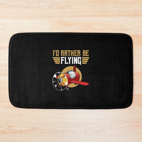 Item preview, Id Rather Be Flying Aircraft Airplane Pilot Job Funny Quote Pullover Hoodie designed and sold by rturuytuyt.