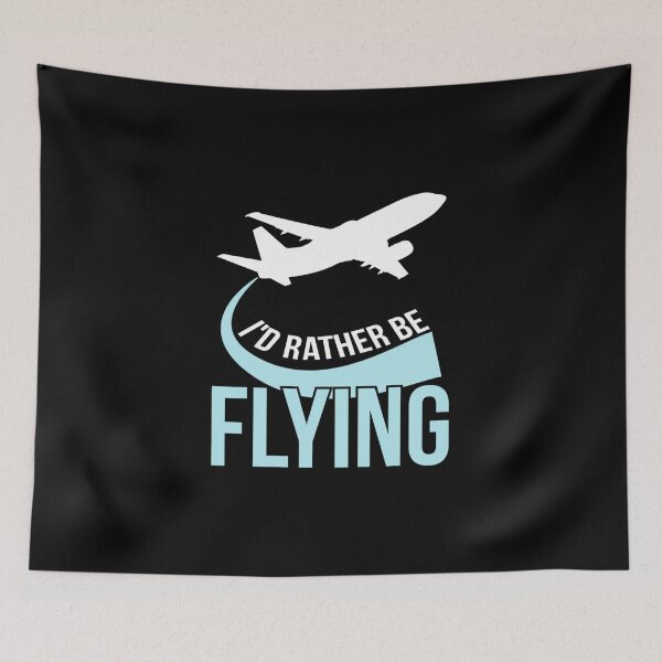 Item preview, Id Rather Be Flying Hoodie Funny Airplane Pilot Gift designed and sold by rturuytuyt.