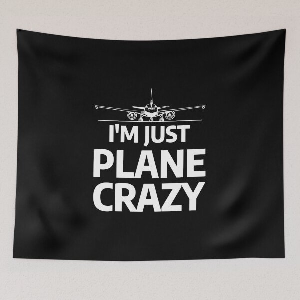Item preview, Im Just Plane Crazy Funny Airplane Pilot Loves Aviation Pullover Hoodie designed and sold by rturuytuyt.