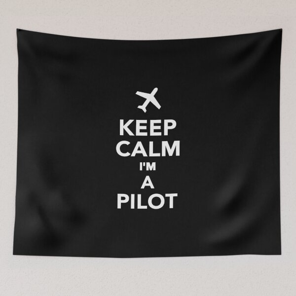 Item preview, Keep calm Im a pilot Pullover Hoodie designed and sold by rturuytuyt.