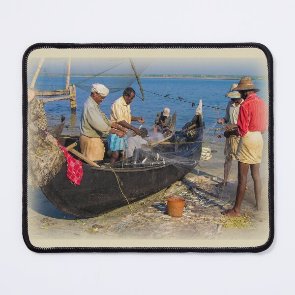 Item preview, Unloading the fish catch designed and sold by indiafrankk.