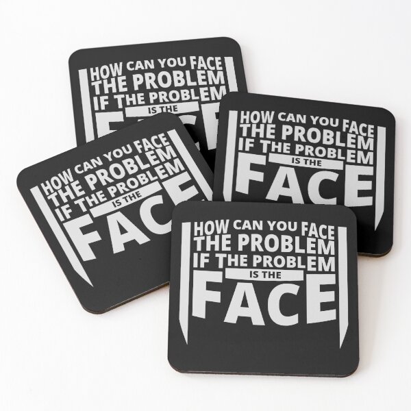 Item preview, Face Problem - April Fools Day Funny Quotes designed and sold by Tatzki-Design.