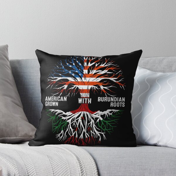 Item preview, American Grown With Burundian Roots Burundi Flag designed and sold by MoHaCo.