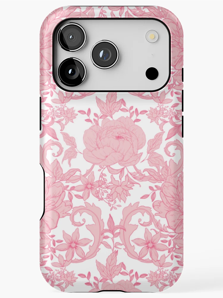Thumbnail 1 of 4, iPhone Case, Pink Roses designed and sold by SwejdDesign.