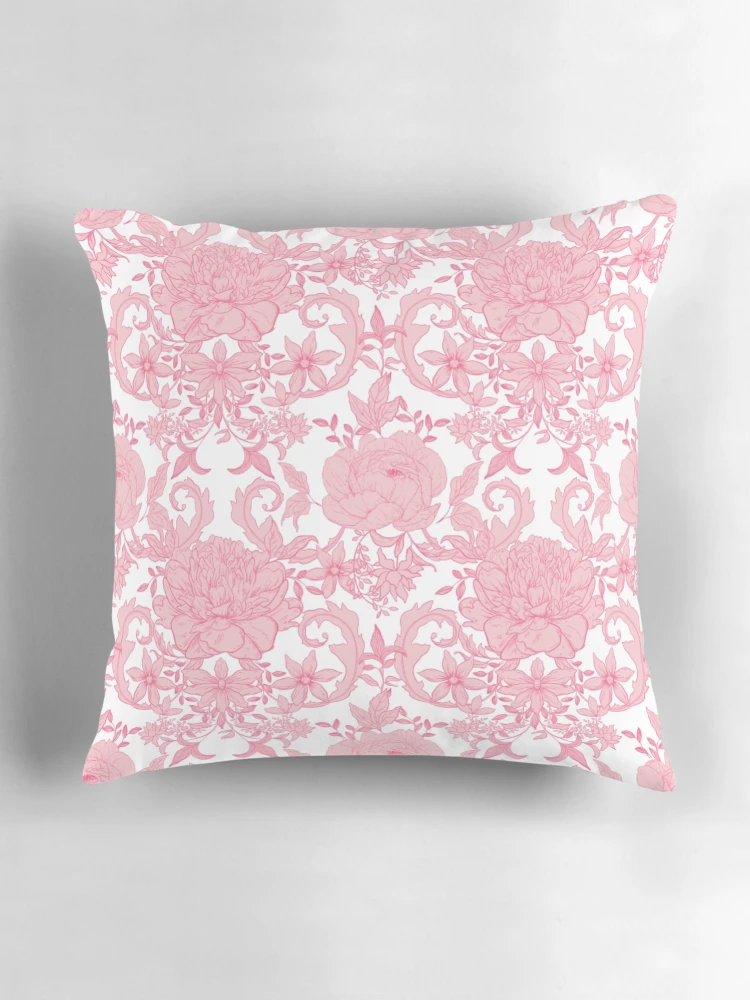 Thumbnail 3 of 4, Pillow, Pink Roses designed and sold by SwejdDesign.