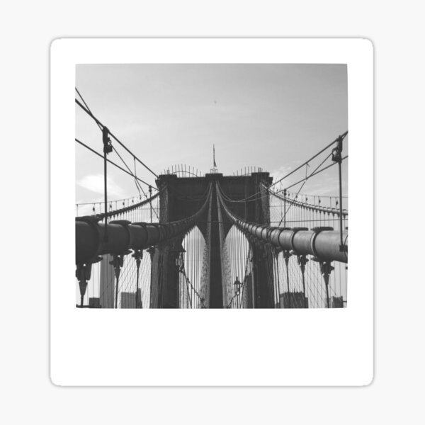 Brooklyn Bridge Polaroid Sticker