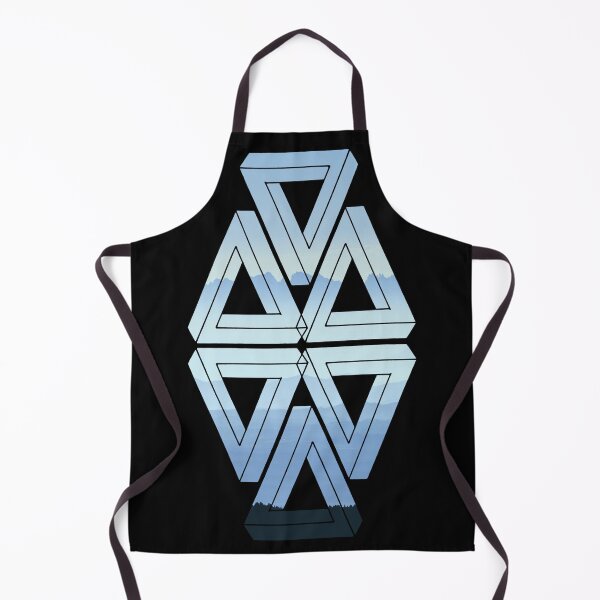Item preview, Mountain Range Mirror Triple Triangle Me Impressed designed and sold by createVisions.