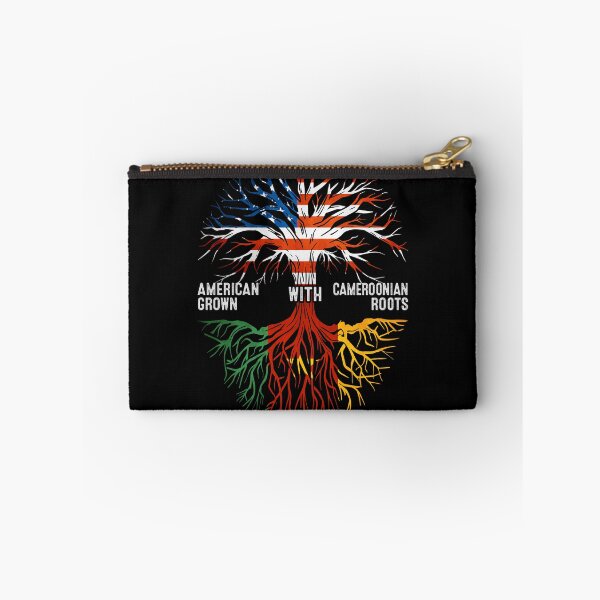 Item preview, American Grown With Cameroonian Roots Tree Cameroon Flag designed and sold by MoHaCo.