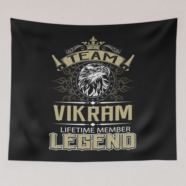 Aperçu de l'œuvre T-shirt Vikram Name - Vikram Eagle Lifetime Member Legend 2 Gift Item Tee créée et vendue par WylerThing.