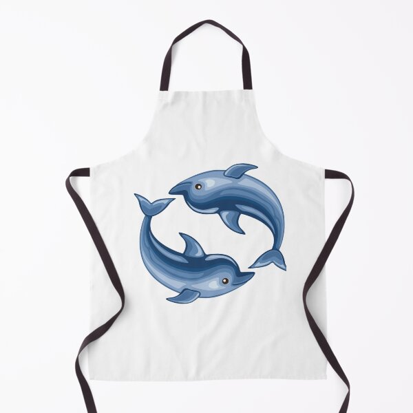 Item preview, Two cute dolphins are playing - Beautiful Sea Creatures designed and sold by ShaStyle ArtFo.