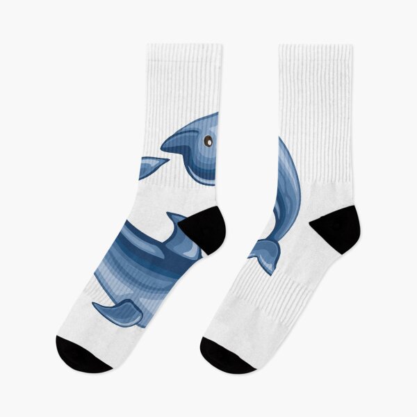 Aperçu de l'œuvre Deux dauphins mignons jouent - Beautiful Sea Creatures créée et vendue par ShaStyle ArtFo.