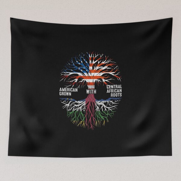 Item preview, American Grown With Central African Roots Central African Republic Flag designed and sold by MoHaCo.