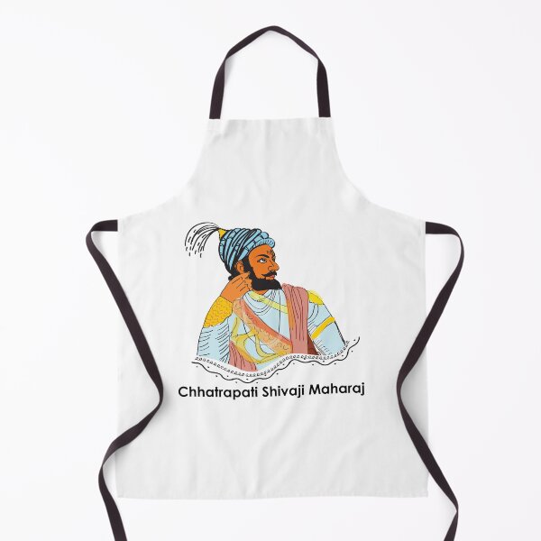 Item preview, Chhatrapati Shivaji Maharaj hand-drawn painting t-shirt designed and sold by KARTICK DUTTA.