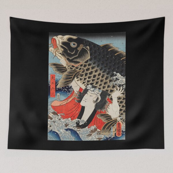 Item preview, Daiku Rokuzo by Utagawa Kunisada HQ Classic  designed and sold by caalsasu.