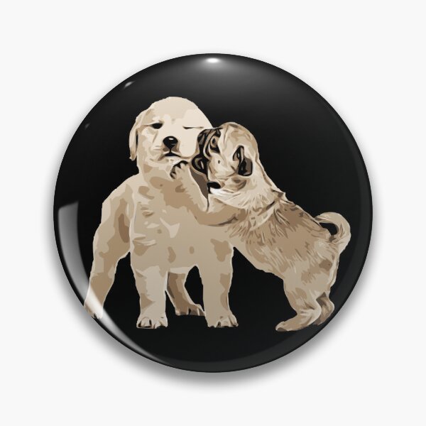 Item preview, Playing Dogs Puppies Animals Art Paint Draw Design designed and sold by BK-Fishing.