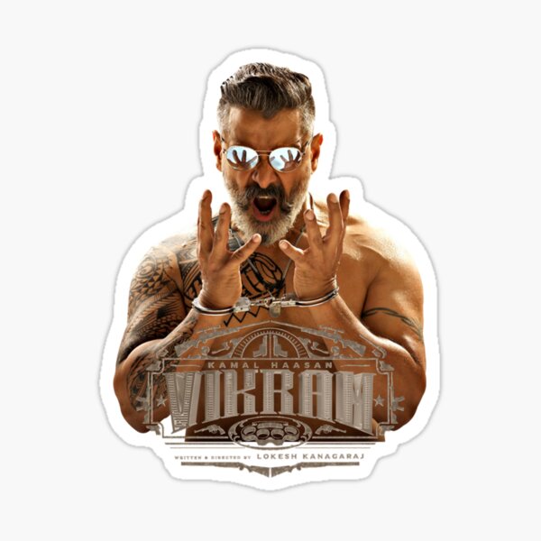 "Vikram a Vikram a Vikram" Sticker for Sale by WylerThing Redbubble