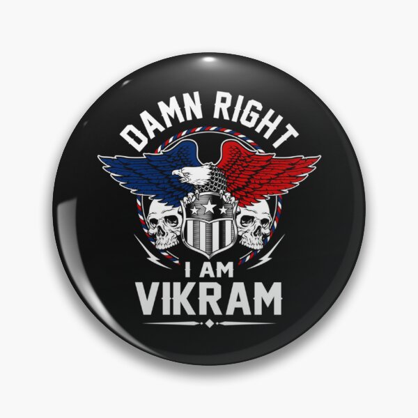 Artikelvorschau, Vikram Name T Shirt - verdammt richtig, ich bin Vikram Geschenkartikel T-Shirt entworfen und verkauft von WylerThing.
