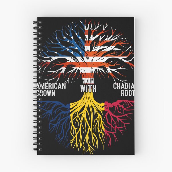 Item preview, American Grown With Chadian Roots Tree Chad Flag designed and sold by MoHaCo.