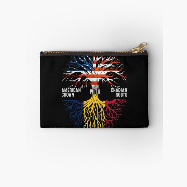 Item preview, American Grown With Chadian Roots Tree Chad Flag designed and sold by MoHaCo.