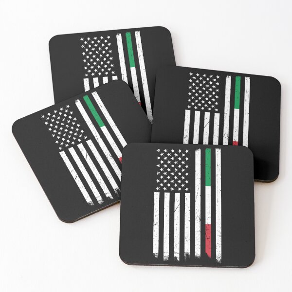 Item preview, Italian American Flag Vintage Distressed designed and sold by designandclouds.