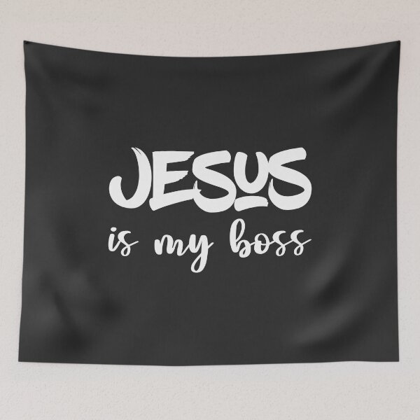 Item preview, Christian Design - Jesus is My Boss designed and sold by simplydesignart.