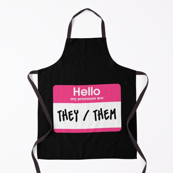 Item preview, Hello My Pronouns Are They Them Pink designed and sold by everything4eva.