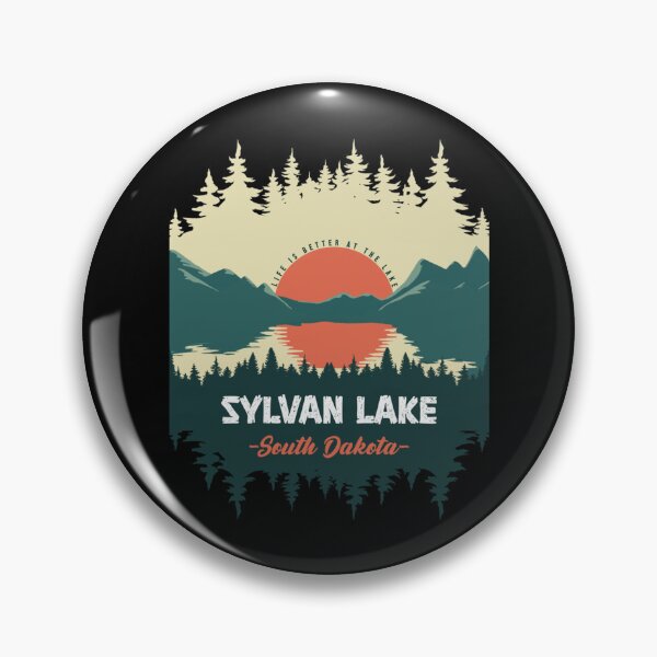 Item preview, Retro Sylvan Lake South Dakota   designed and sold by HabilisSupplyCo.