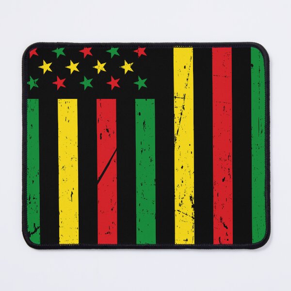 Item preview, Rasta American Flag Vintage Distressed designed and sold by designandclouds.
