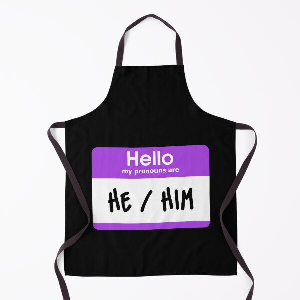 Item preview, Hello My Pronouns Are He Him Purple designed and sold by everything4eva.