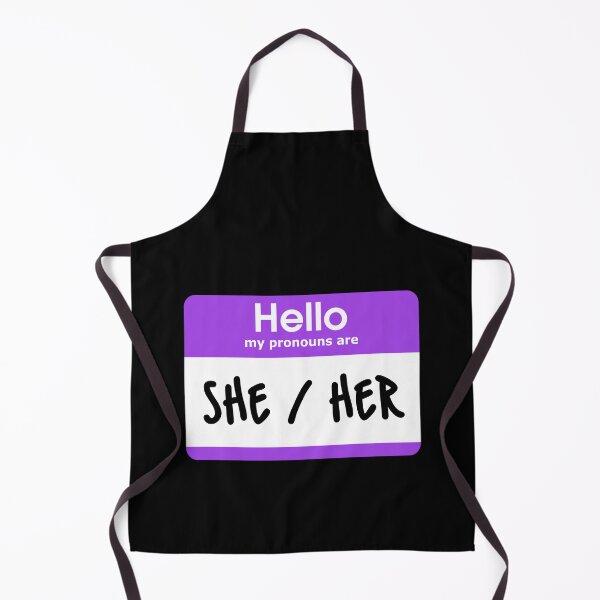 Item preview, Hello My Pronouns Are She Her Purple designed and sold by everything4eva.