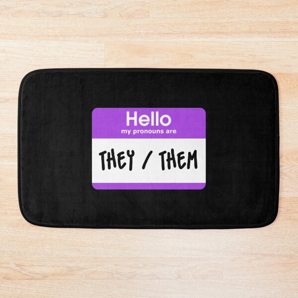 Item preview, Hello My Pronouns Are They Them Purple designed and sold by everything4eva.