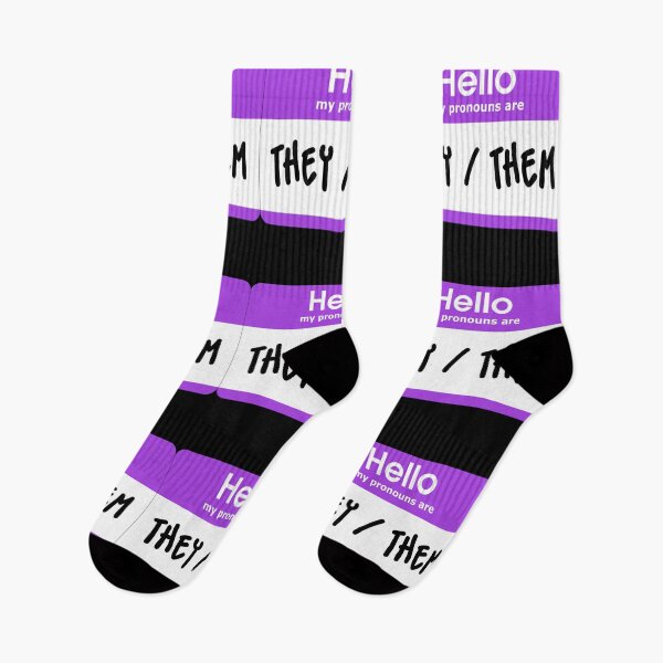 Item preview, Hello My Pronouns Are They Them Purple designed and sold by everything4eva.
